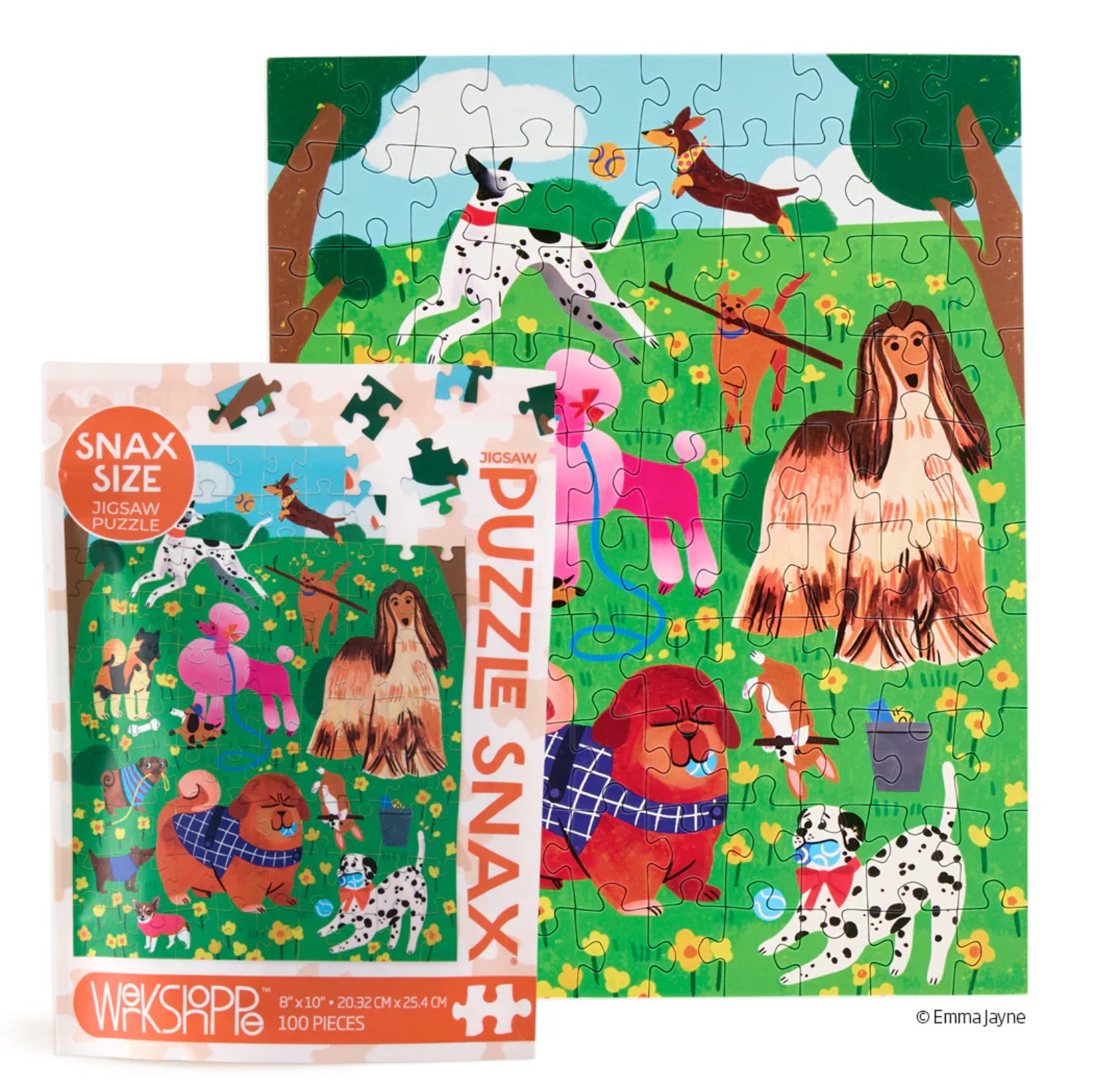 Puppy Park 100 Piece Puzzle Snax