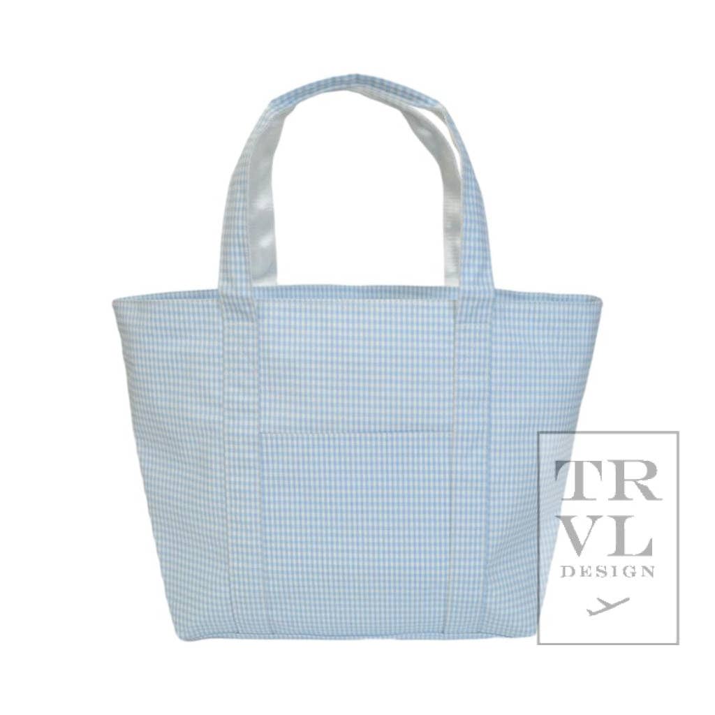 Gingham Mist XL Jumbo Tote by TRVL Design