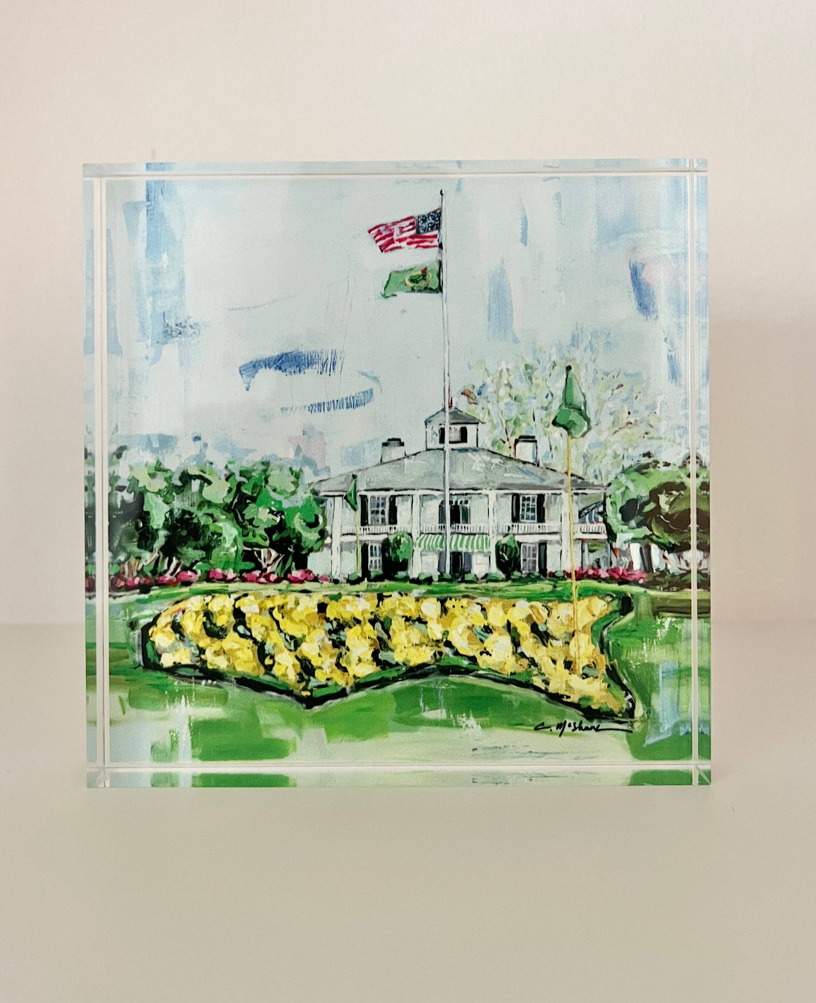 The Master's Clubhouse Acrylic Block