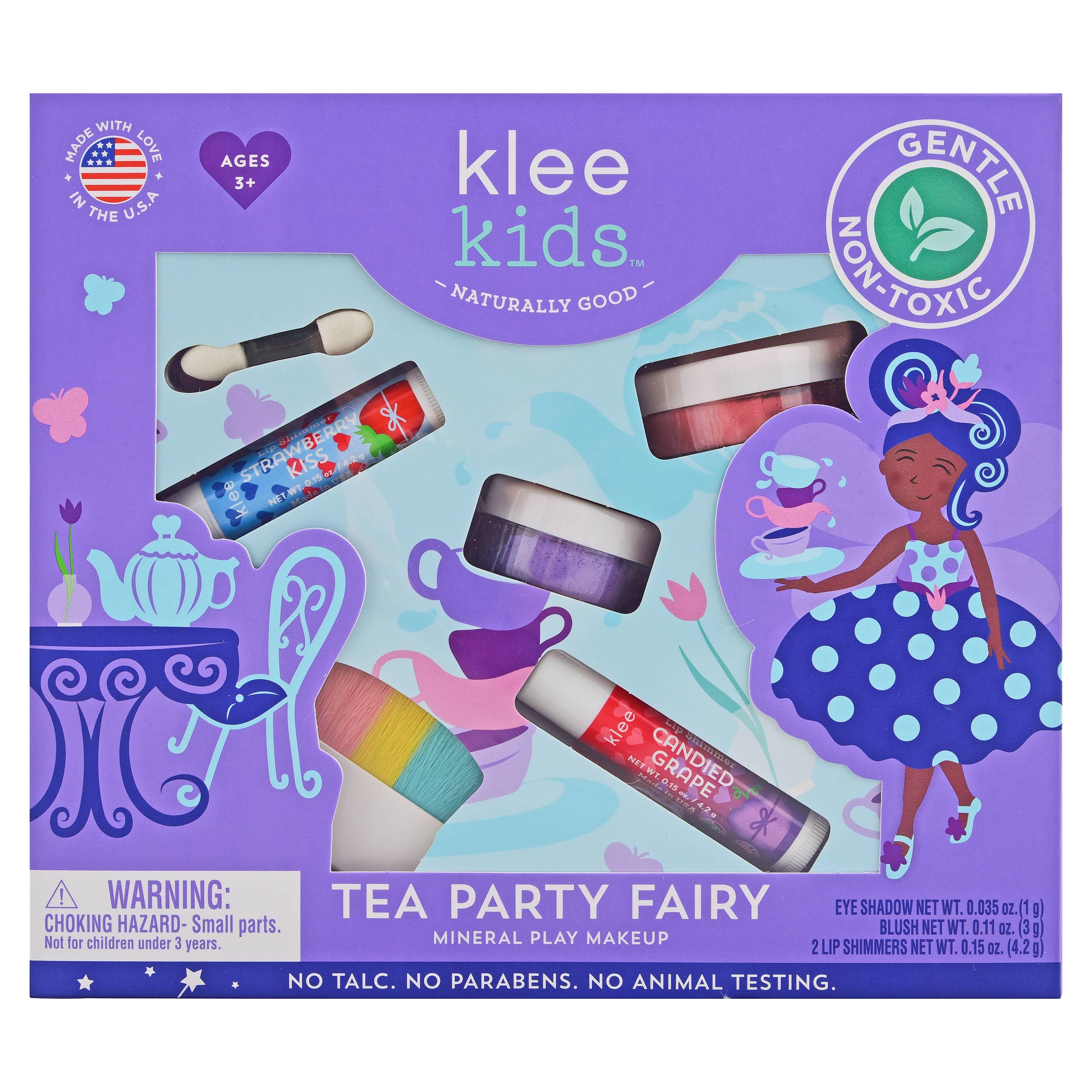 Pom Pom Fairy - Klee Kids Natural Mineral Play Makeup Kit: Pom Pom Fairy
