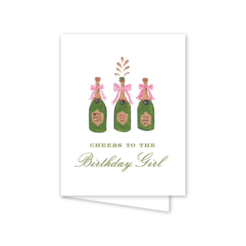 Champagne Birthday: Single Card