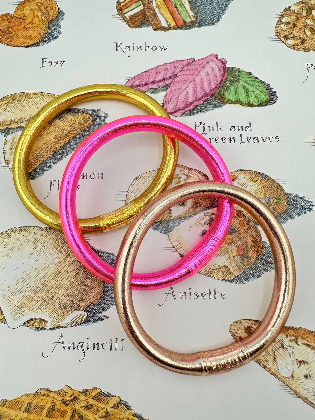 Luxe Thai Buddhist Temple Bangle / Red Poppy