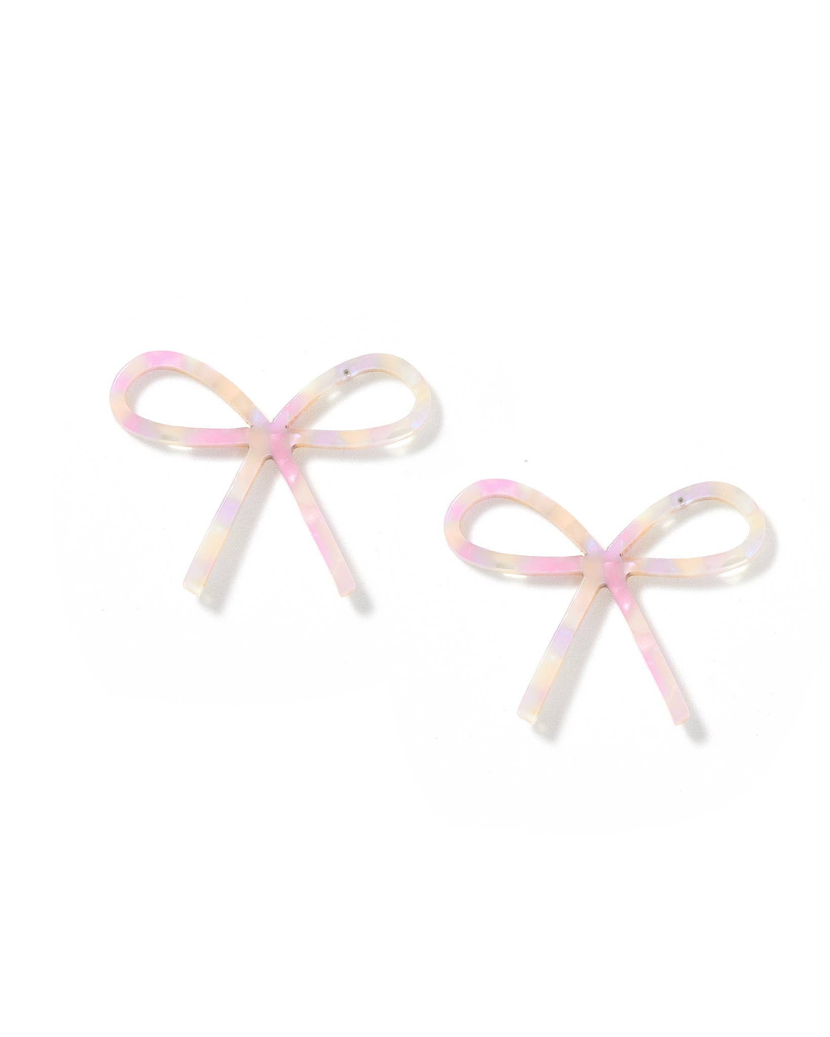 Lola Bow Purple Sprinkles Earrings
