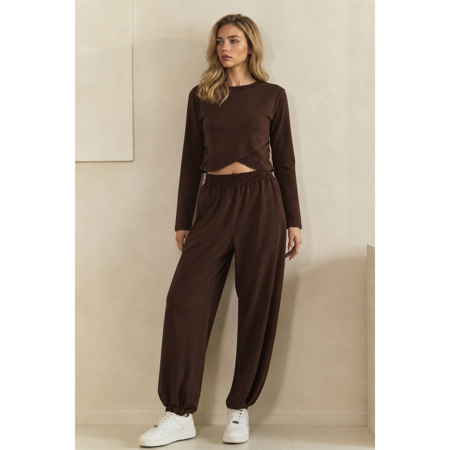 Cozy Twist Lounge Set | Chocolate