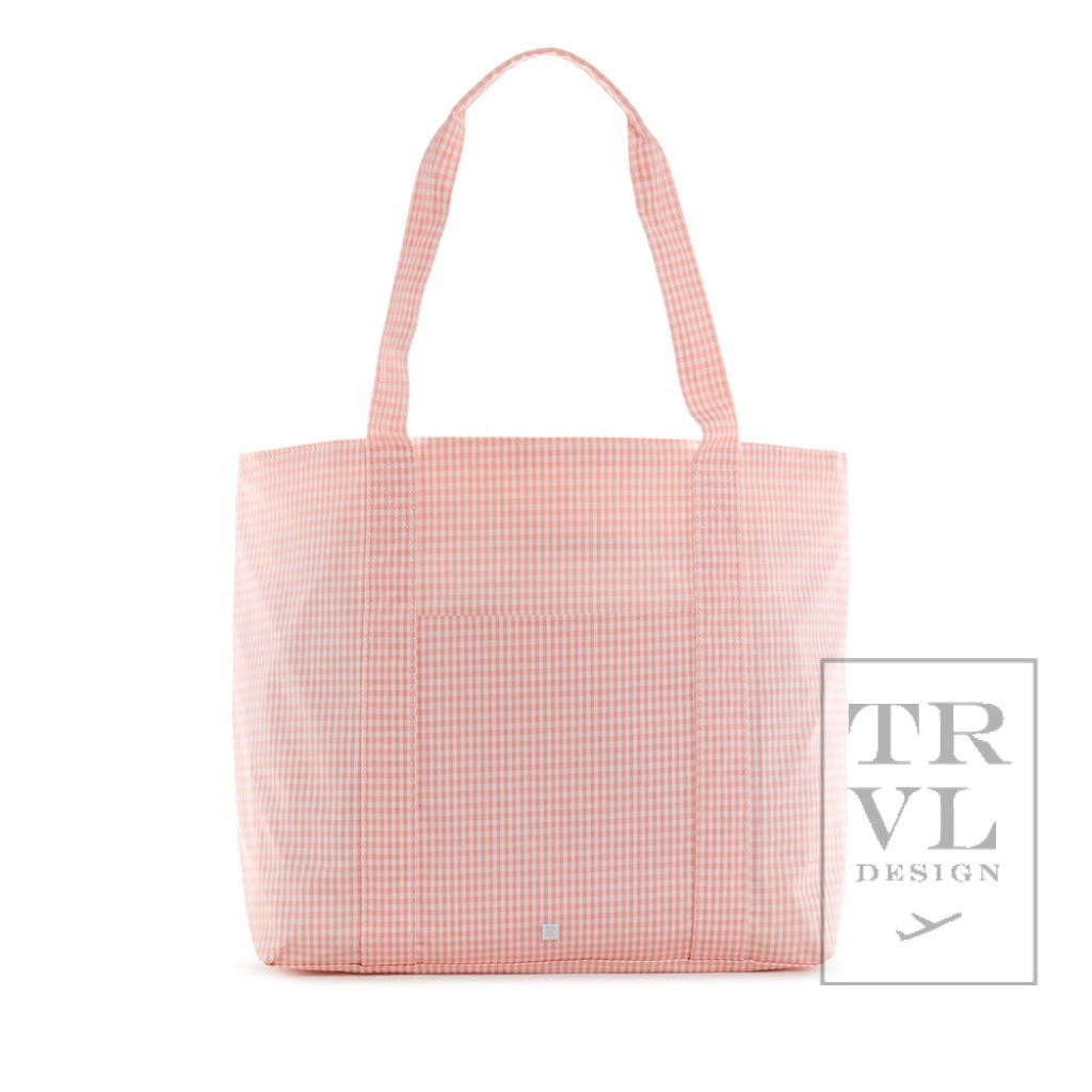 Gingham Taffy Jumbo Tote by TRVL Design