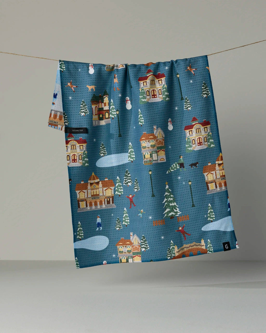 Holiday Nostalgia Luxe Kitchen Towel