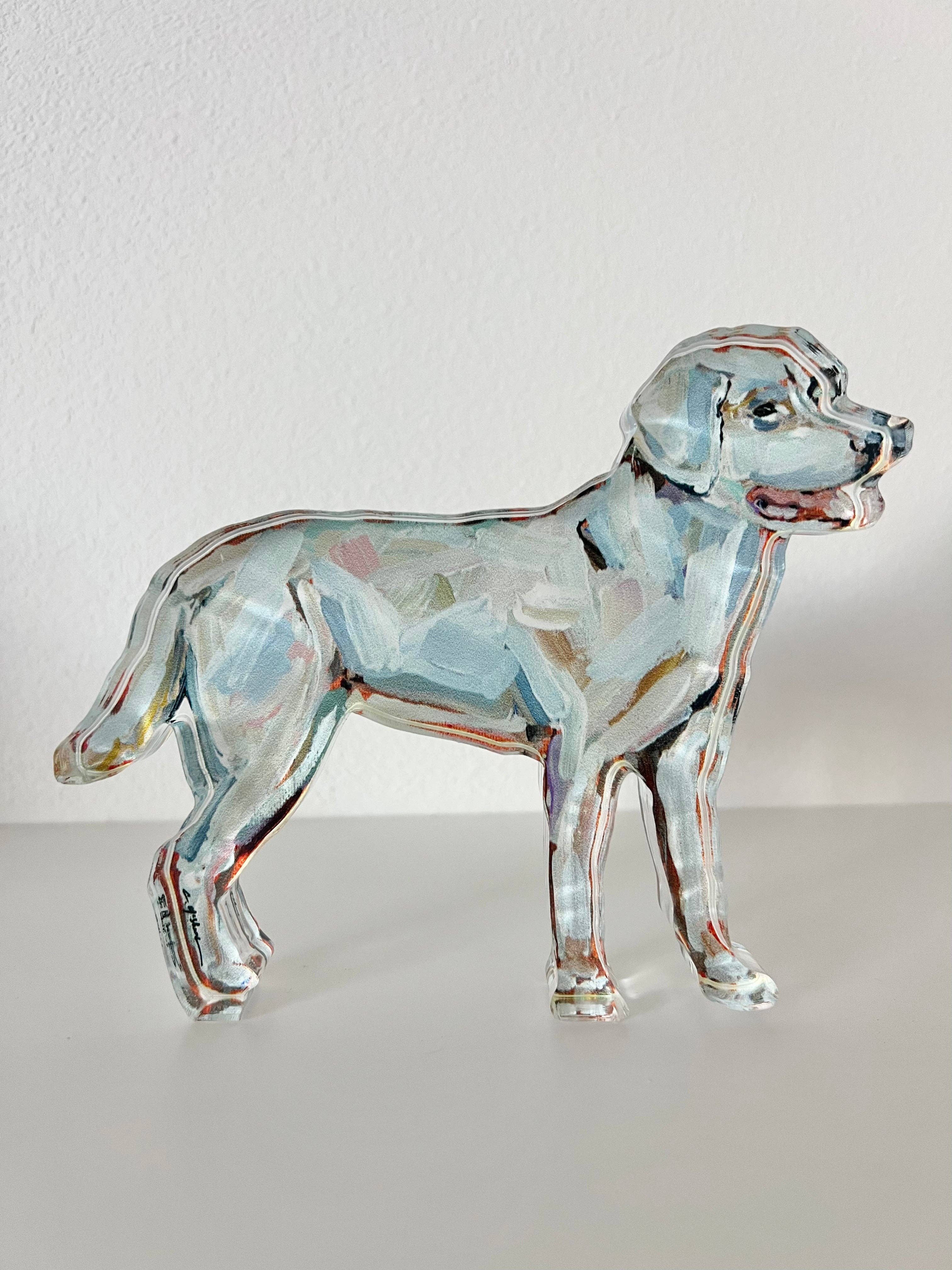 White lab Acrylic Shelfie