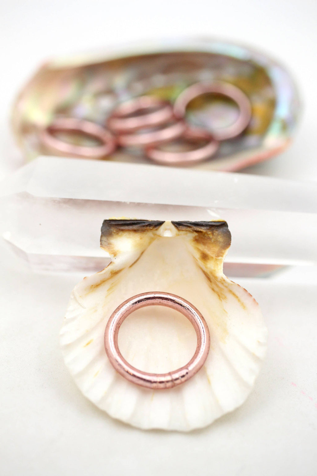 Light Gold Thai Buddhist Temple Rings