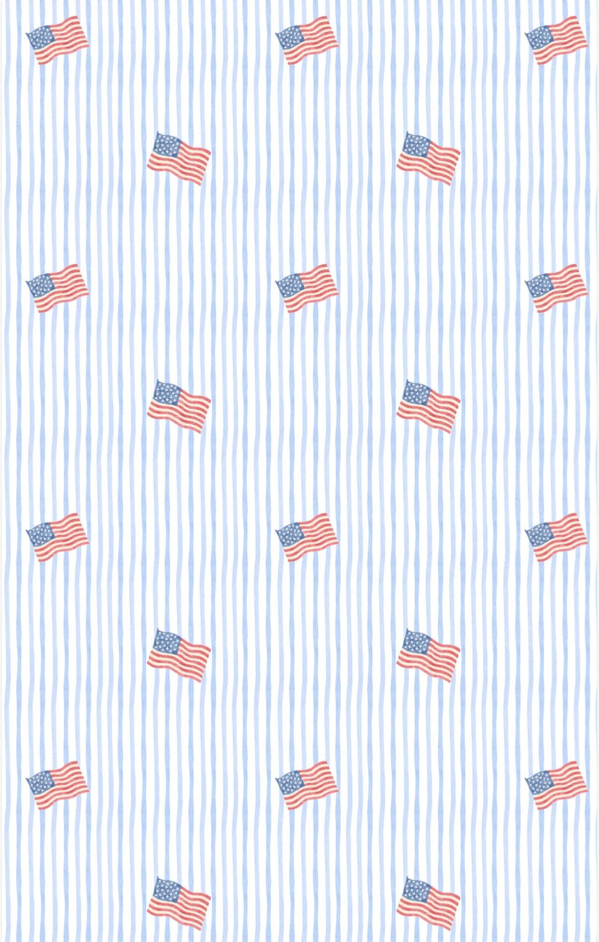 Lottie: Double-Sided Hand Towel: Blue/White / Hand Towel (17 in x 27 in)