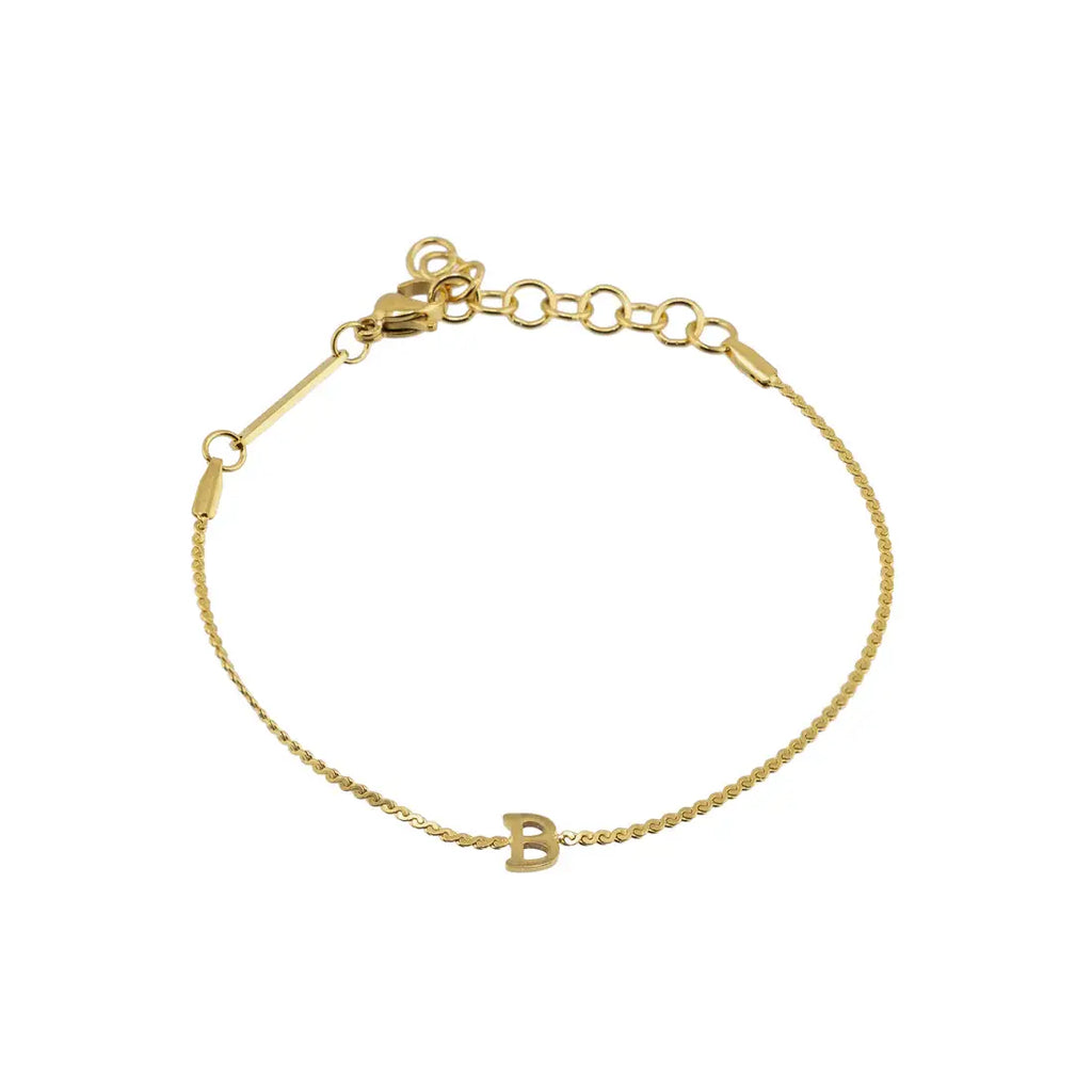 Waterproof Dainty Initial Bracelets
