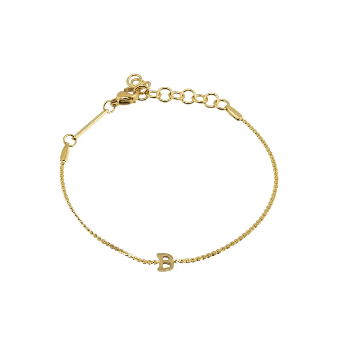 Waterproof Dainty Initial Bracelets