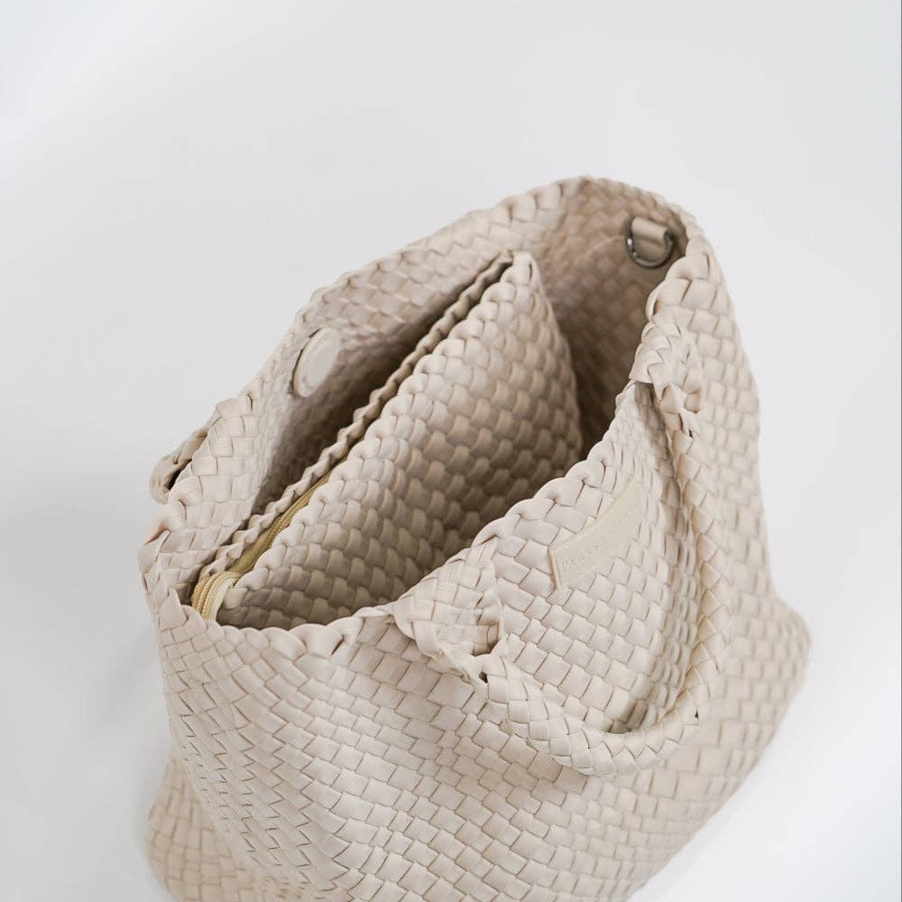 Classic Woven Tote - Bone
