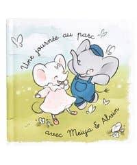Meiya the Mouse Rubber Head Deluxe Toy with Book