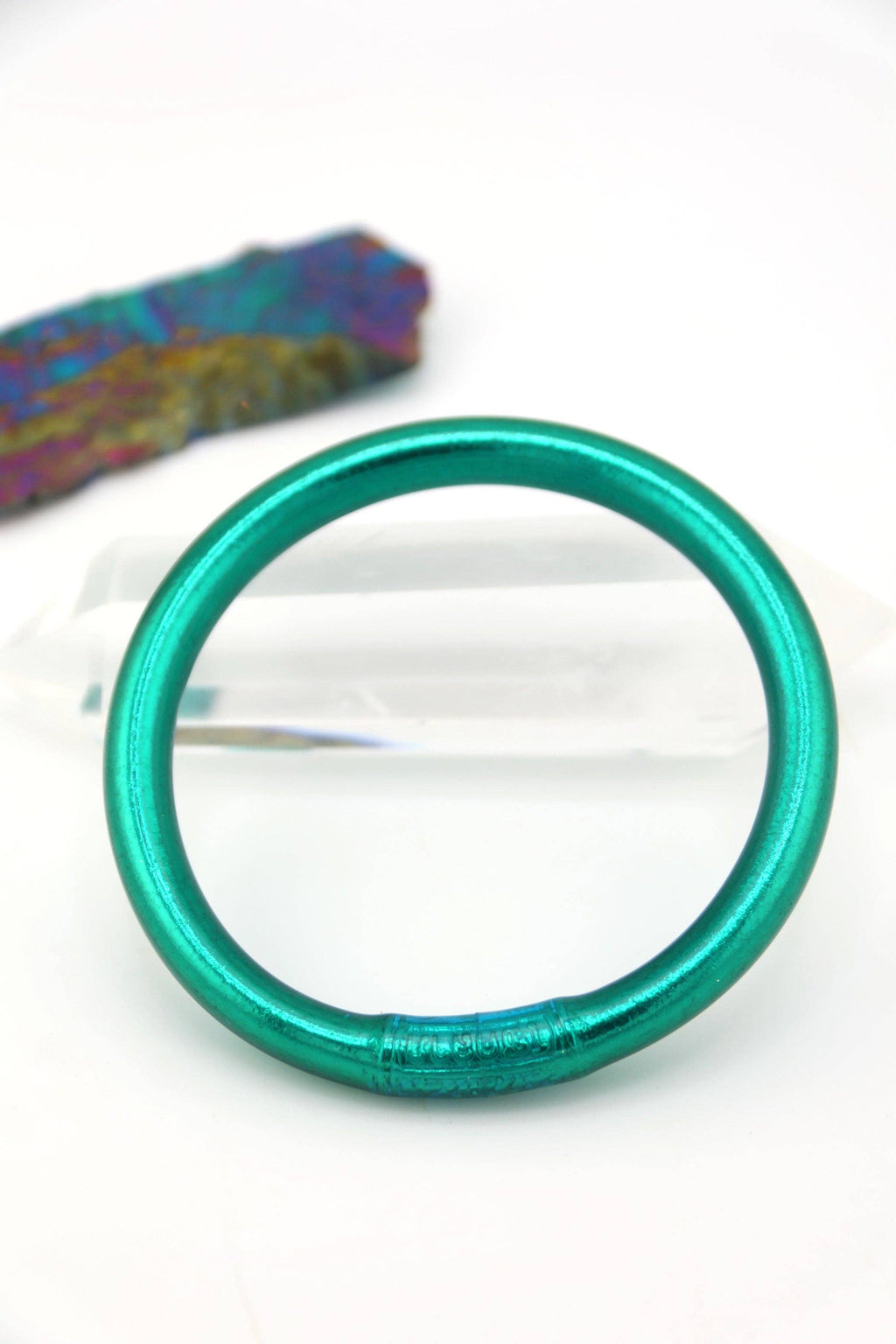 Luxe Thai Buddhist Temple Bangle / Red Poppy