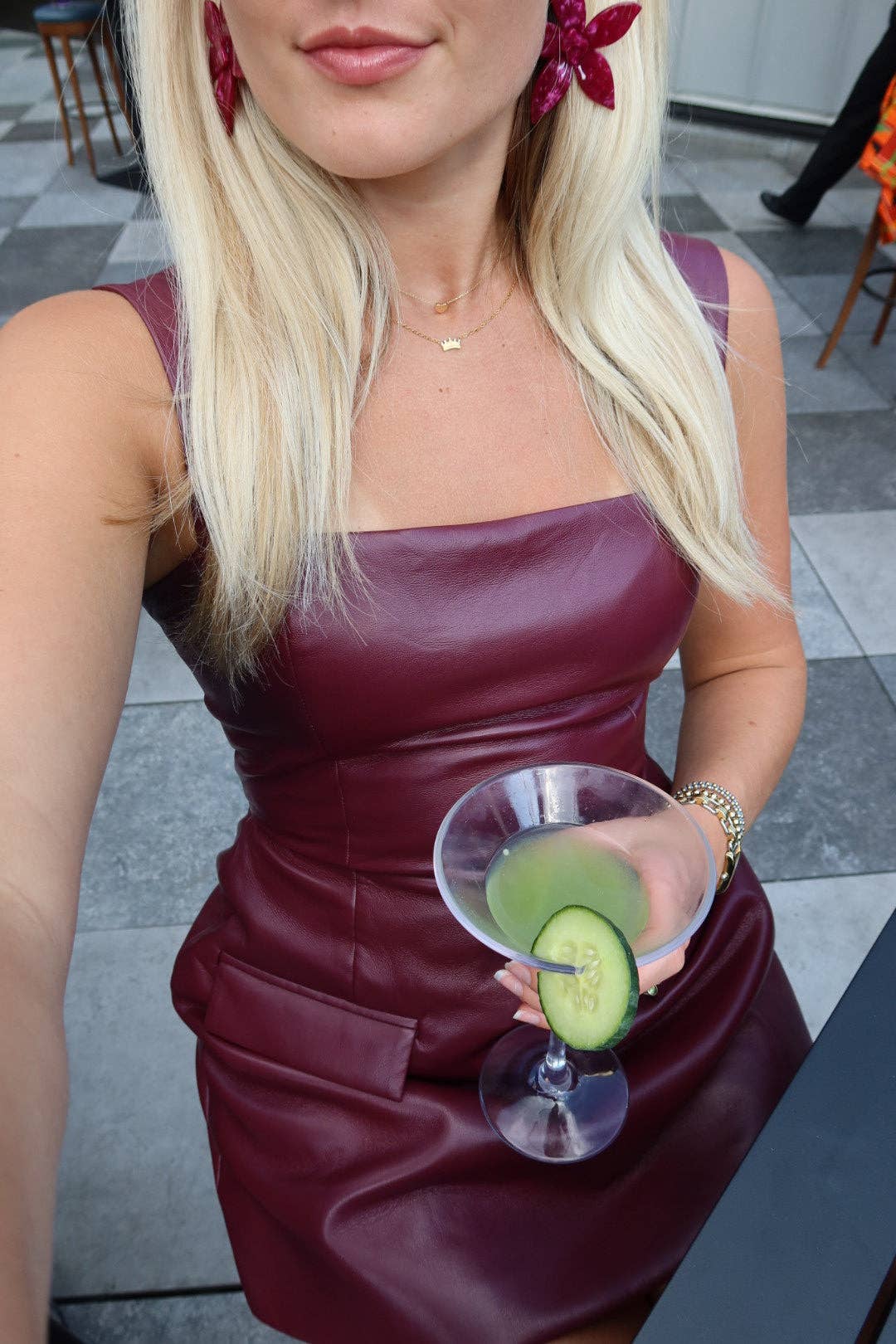 Annie - Pinot Noir - Earrings