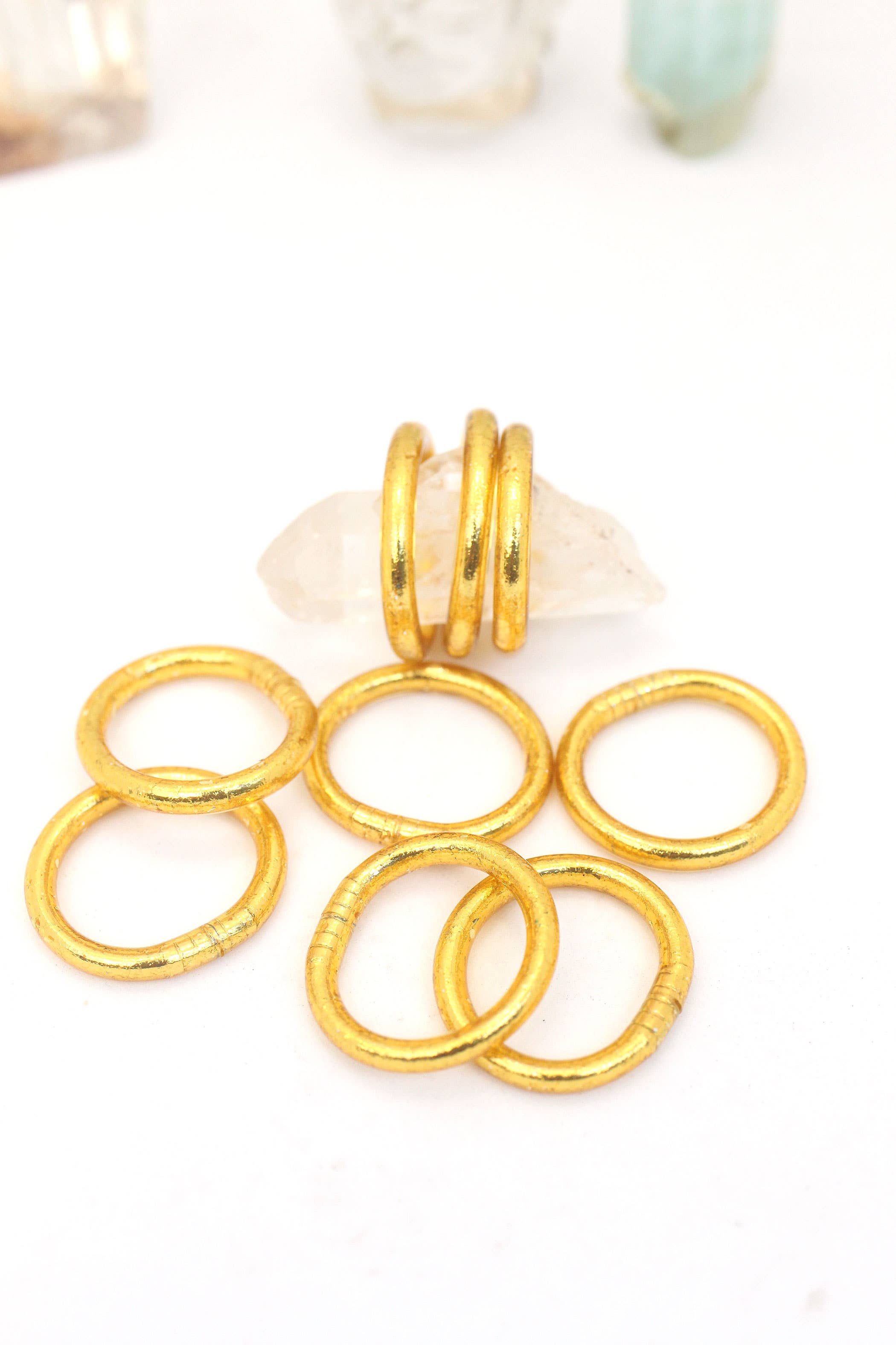 Silver Thai Buddhist Temple Rings