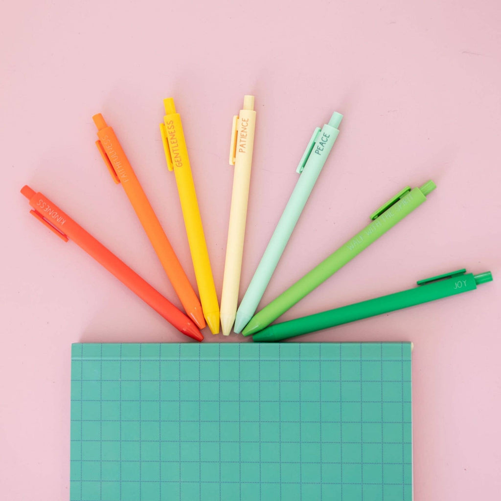 Fruits of the Spirit Faith-Inspired Pen Set of 12