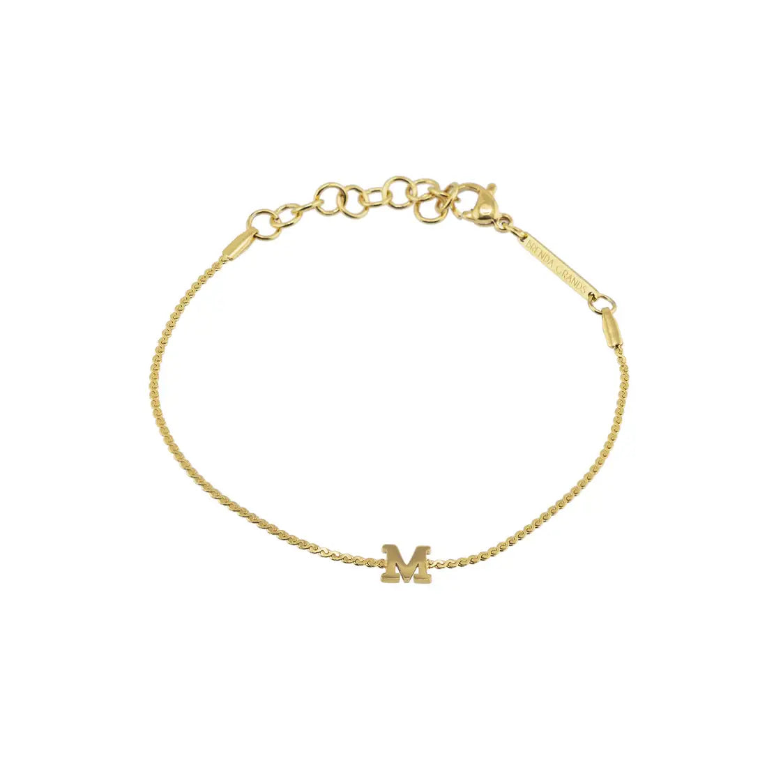 Waterproof Dainty Initial Bracelets