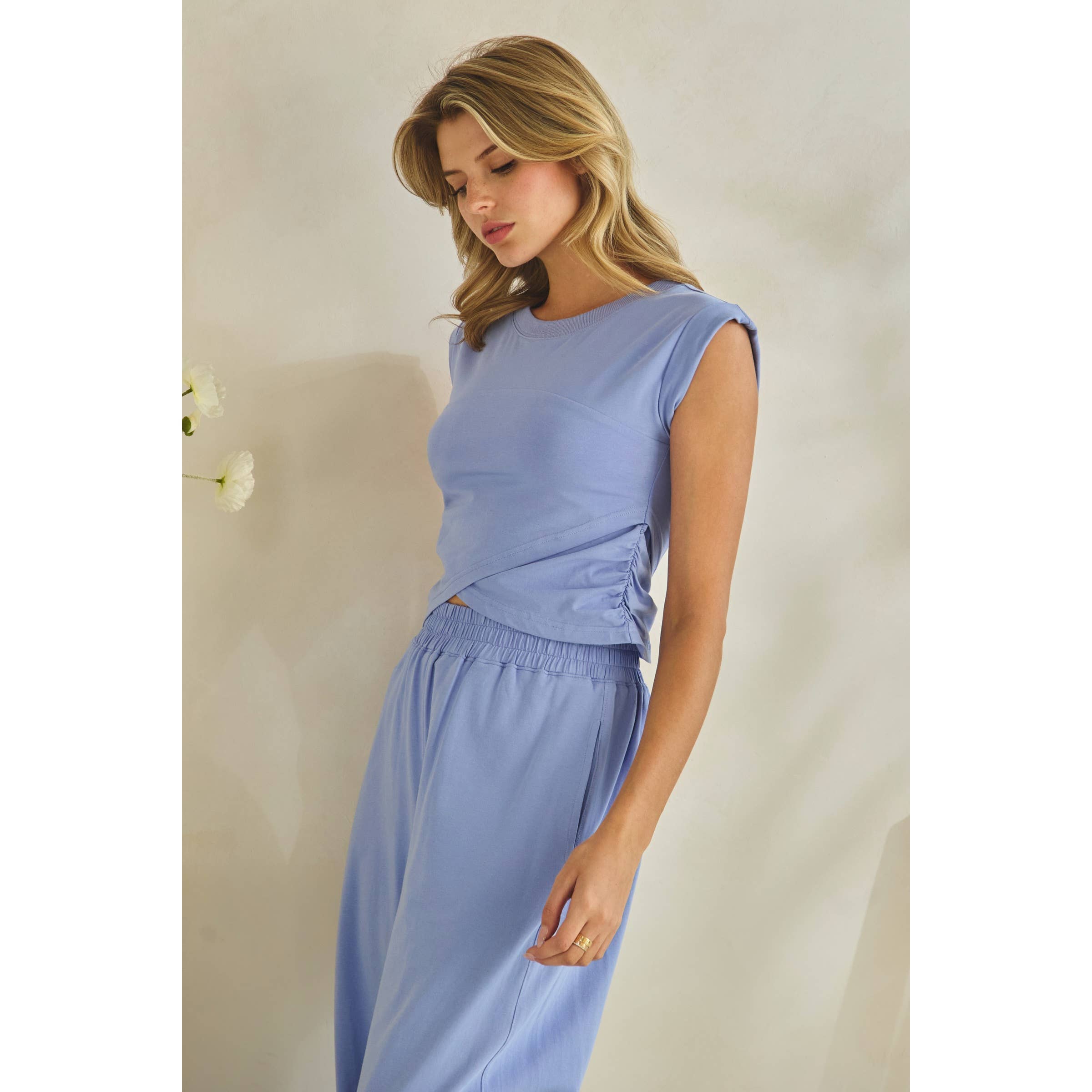 Sky Drift Lounge Set | Capri Blue