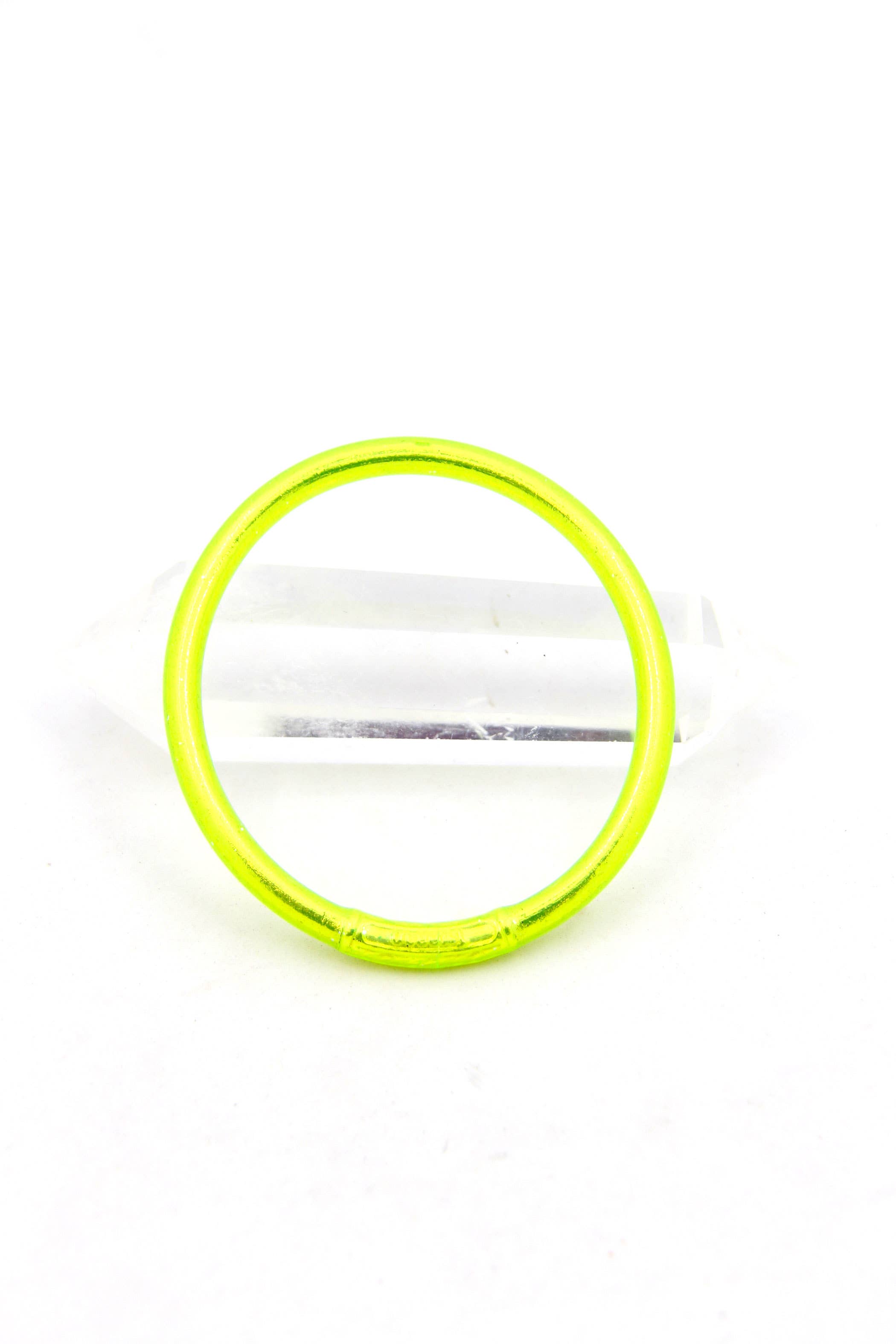 Single Rainbow Thai Buddhist Temple Bracelet Bangle / Bubblegum