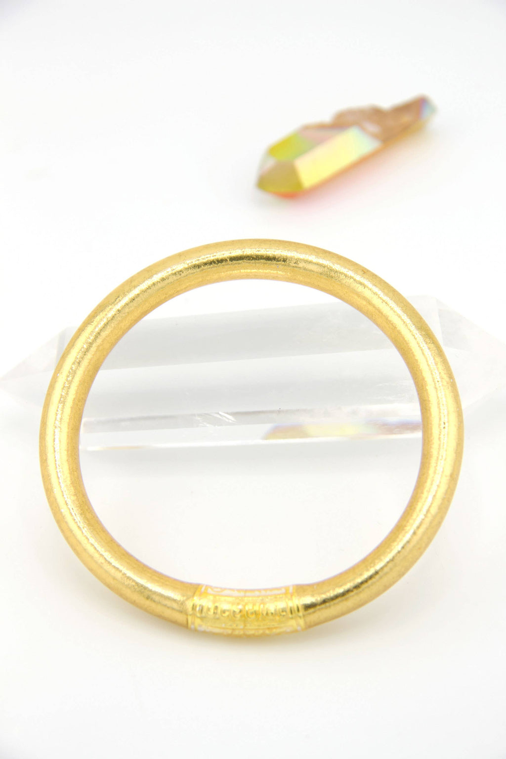 Luxe Thai Buddhist Temple Bangle / Red Poppy