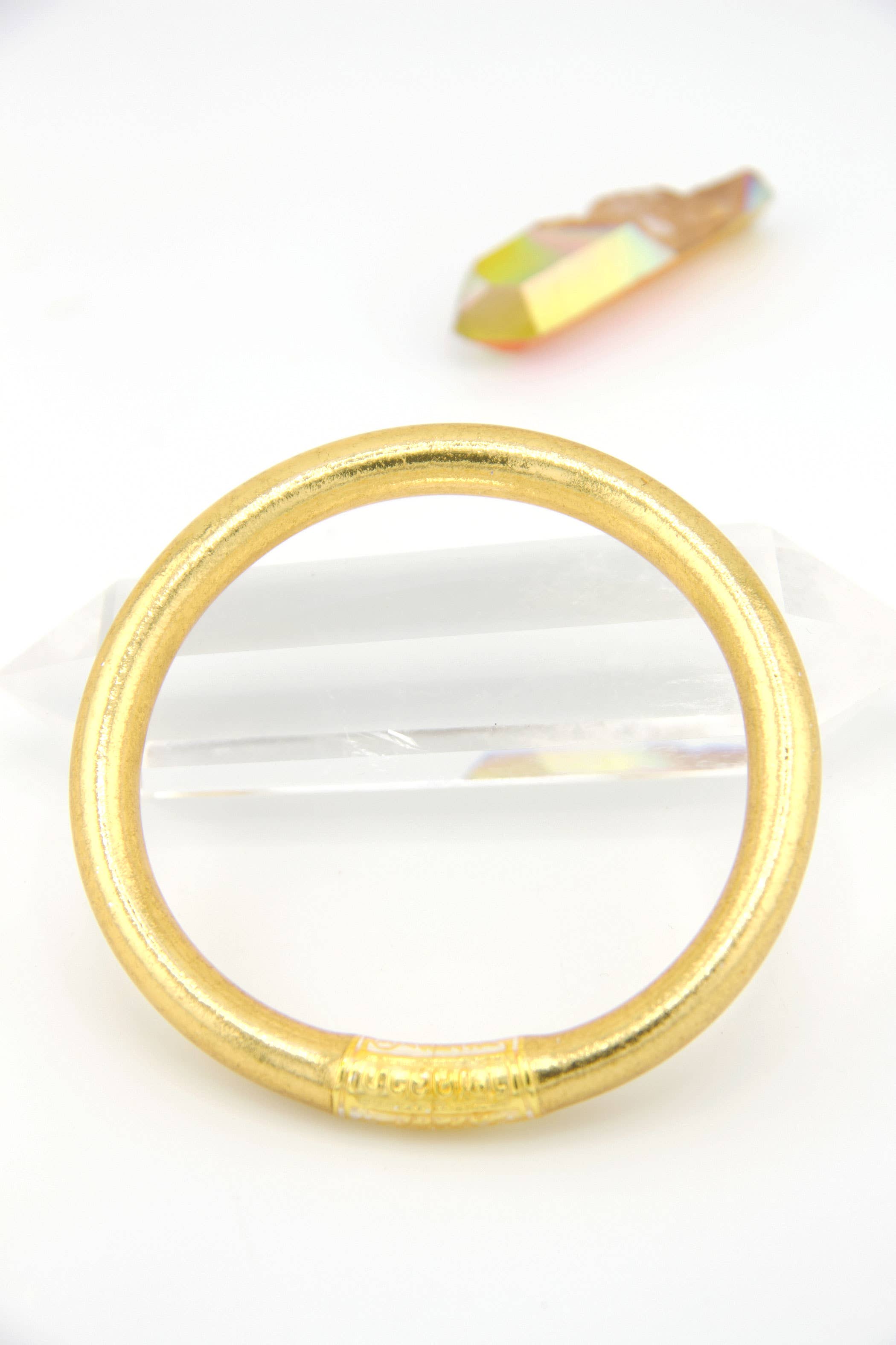 Luxe Thai Buddhist Temple Bangle / Red Poppy