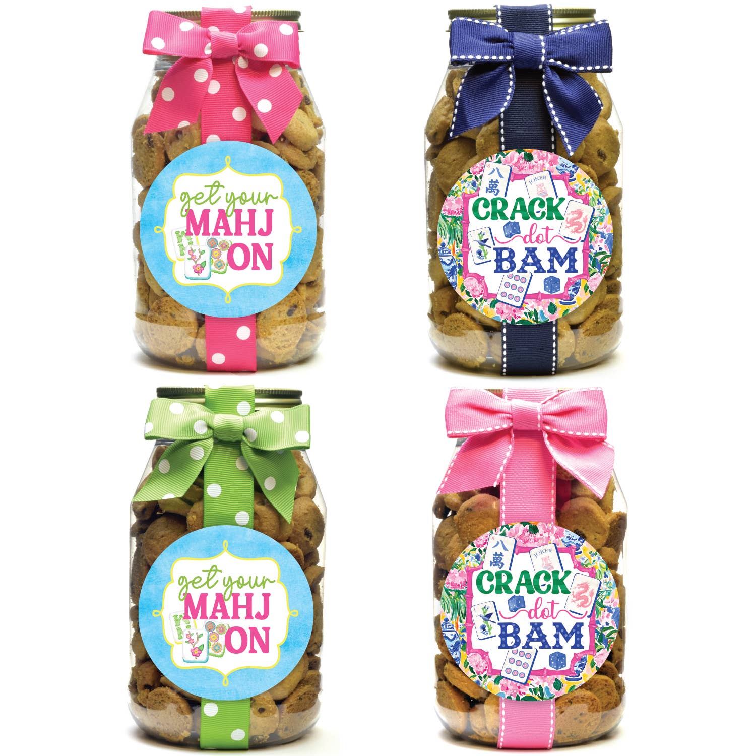 Oh, Sugar! Mahjong Chocolate Chip Cookies | Quart Jars