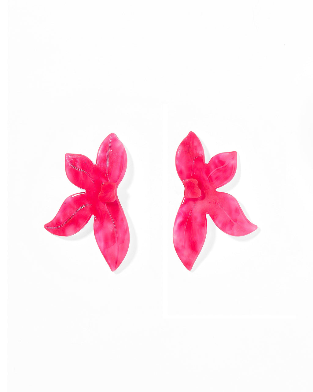 Fern Statement Earrings | Cosmic Pink