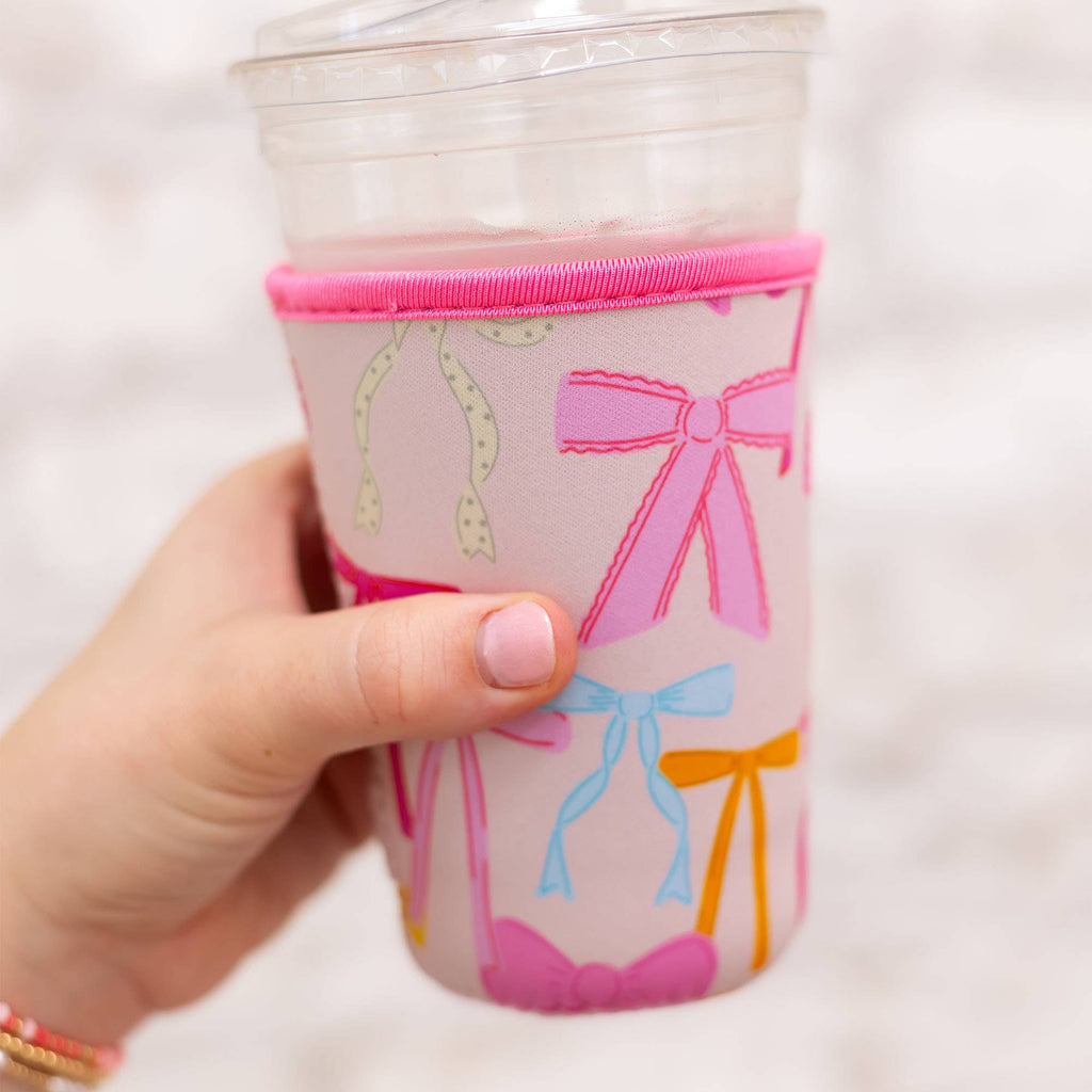 Coquette Bows Drink Sleeve | Medium