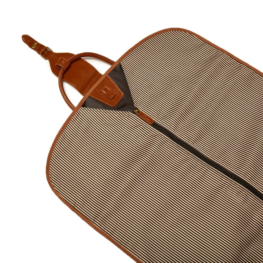 The Oxford Garment Bag: Chocolate Brown-3323