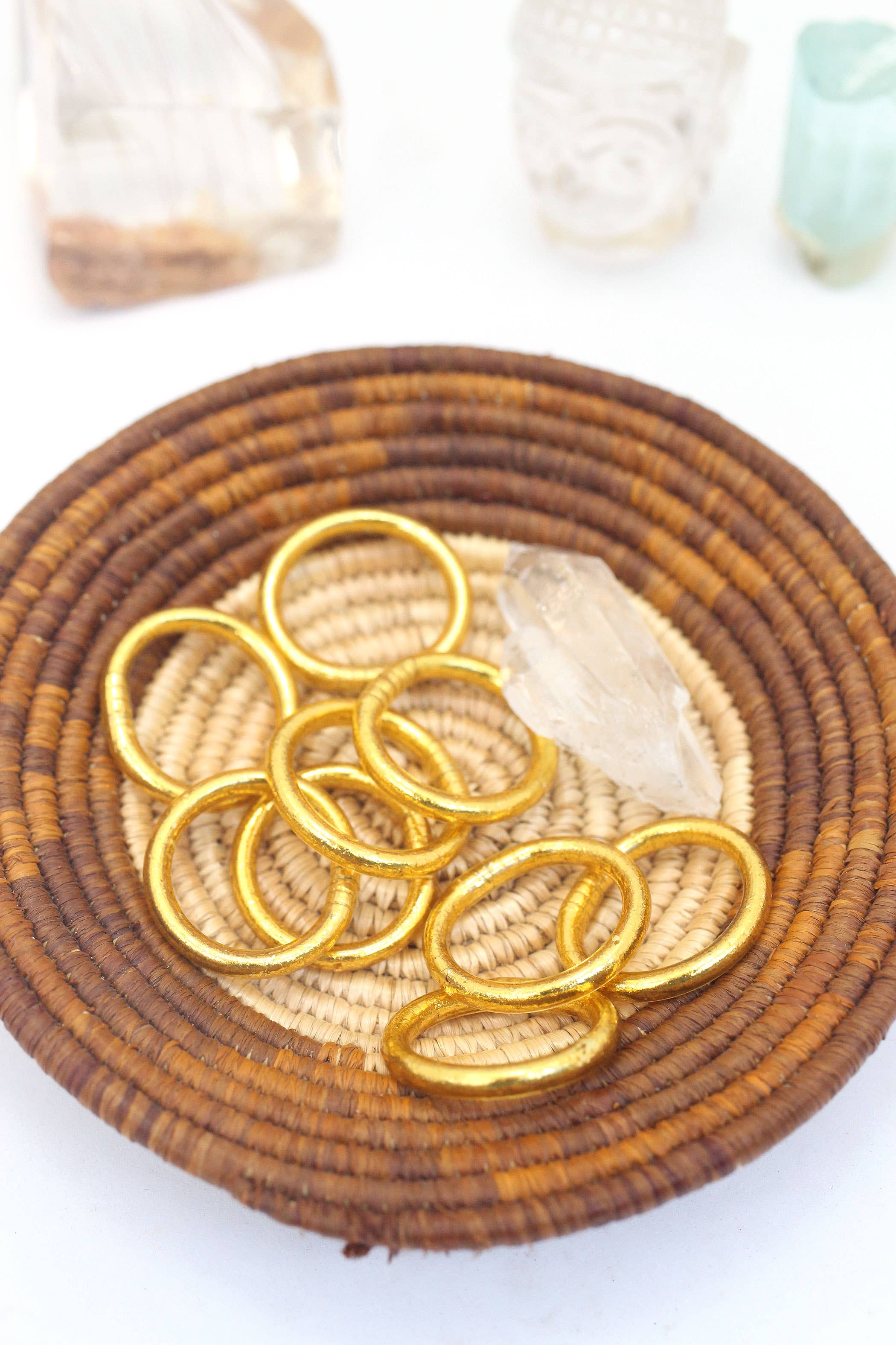 Silver Thai Buddhist Temple Rings