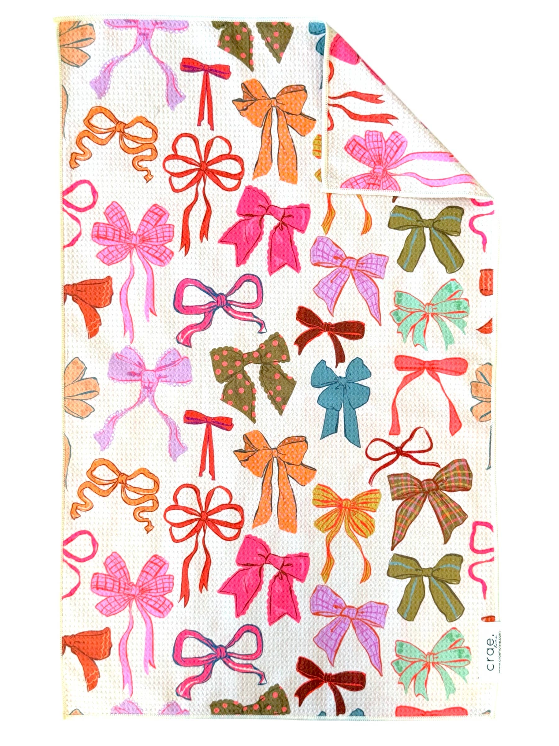 Perfectly Tied: Double-Sided Hand Towel: Multi / 17x27 in / Hand Towel