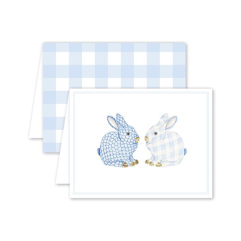 Porcelain Bunnies: Boxed Set of 8 Cards