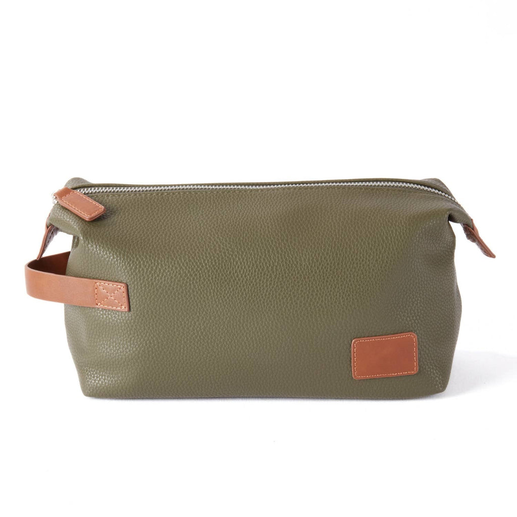 Vienna Toiletry Bag: Green
