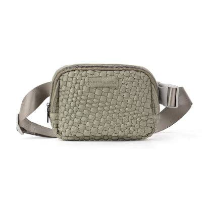 Woven Belt Bag - Stone