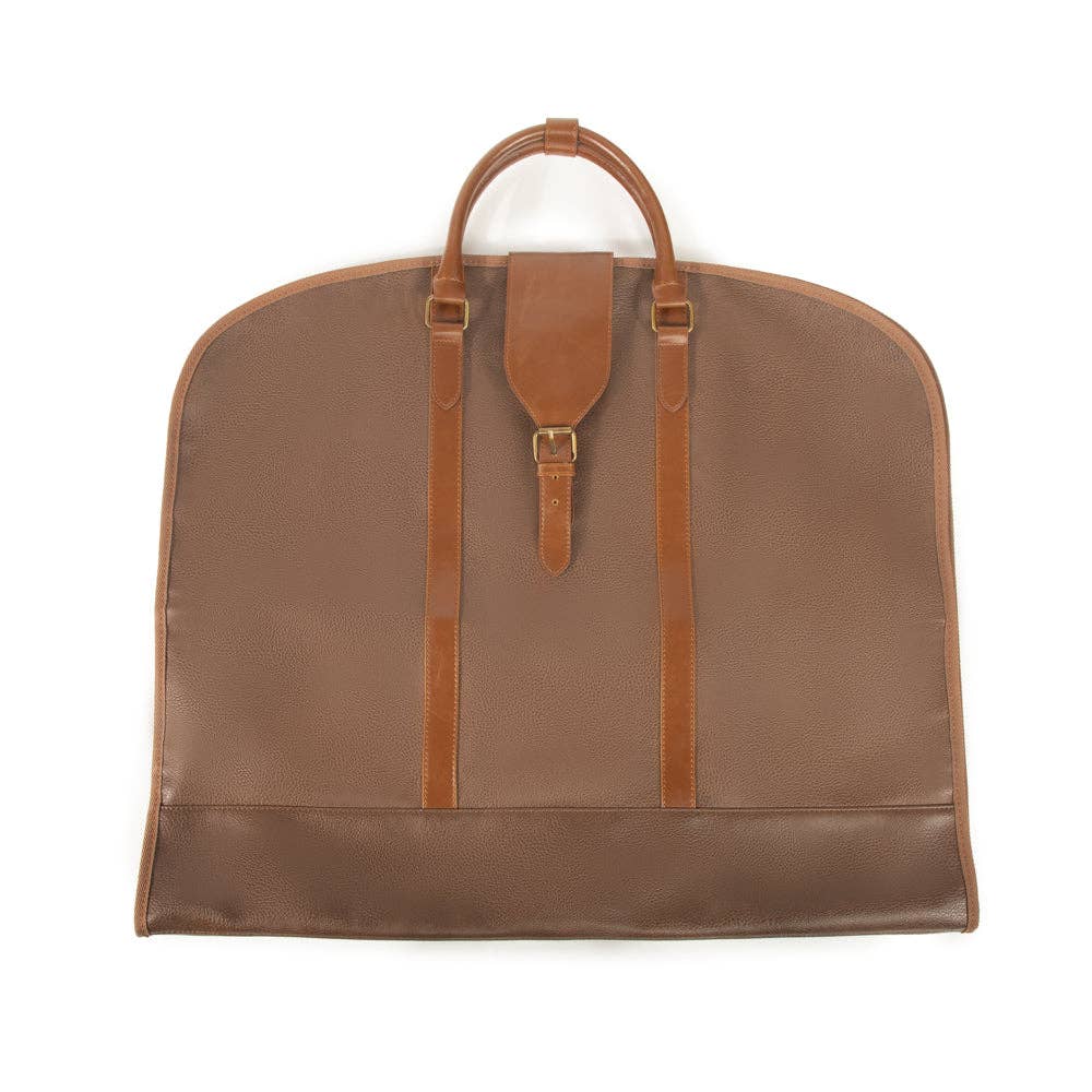 The Oxford Garment Bag: Chocolate Brown-3323