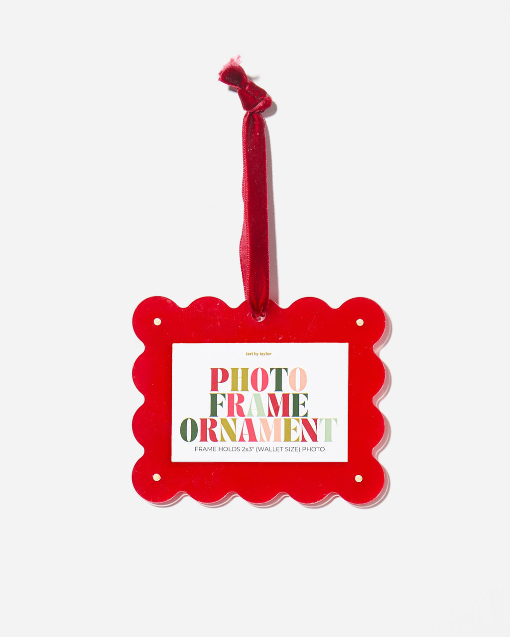 Red Frame Ornament