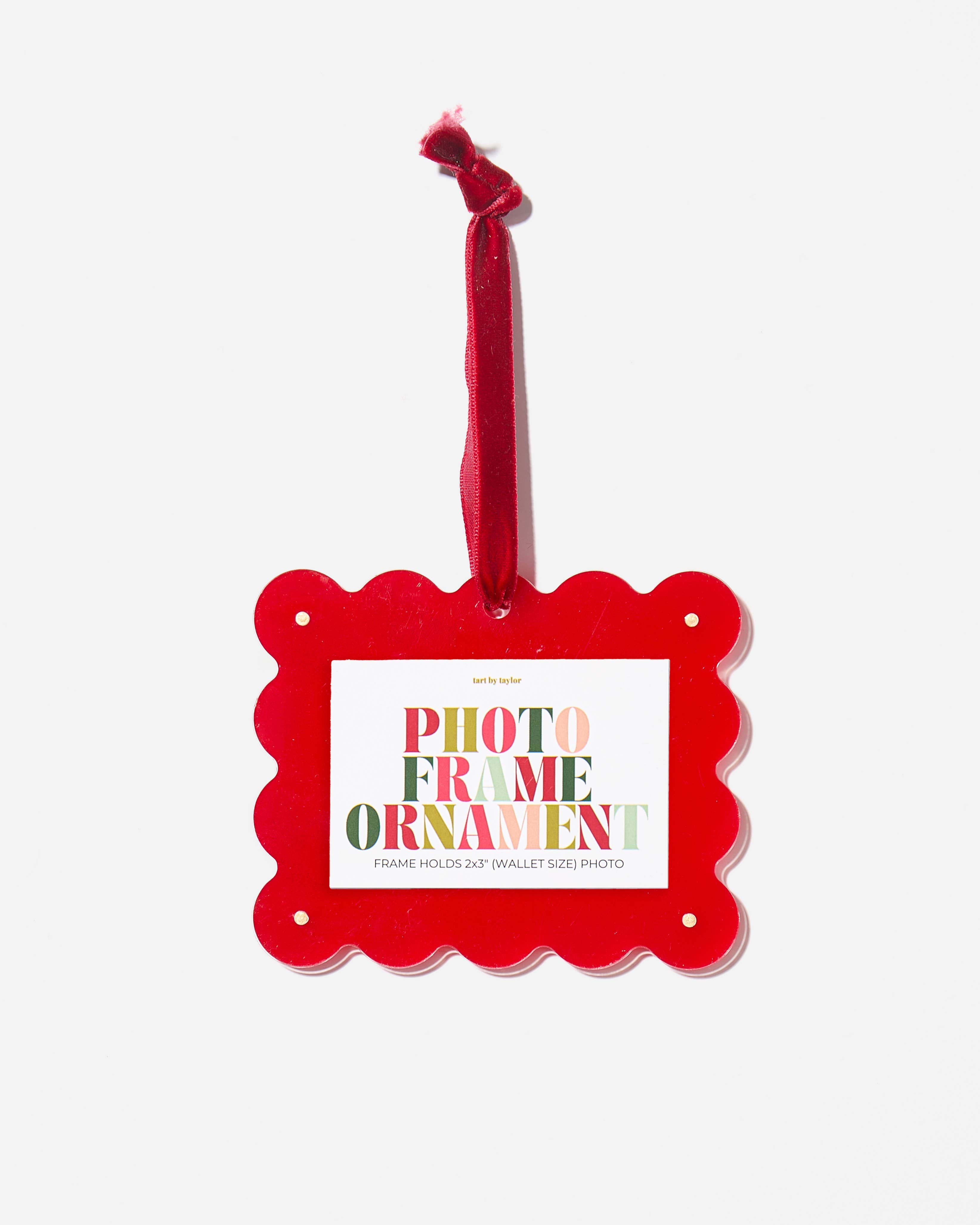Red Frame Ornament