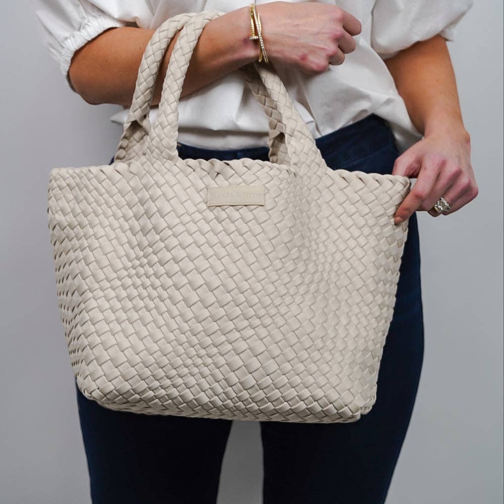 Classic Woven Tote - Bone