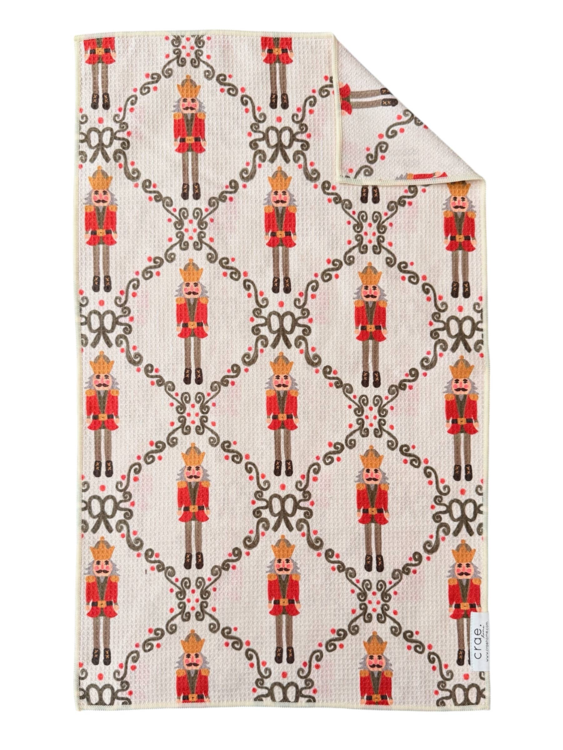 Capt' Nutty: Double-Sided Hand Towel: Cream / 17x27 in / Hand Towel