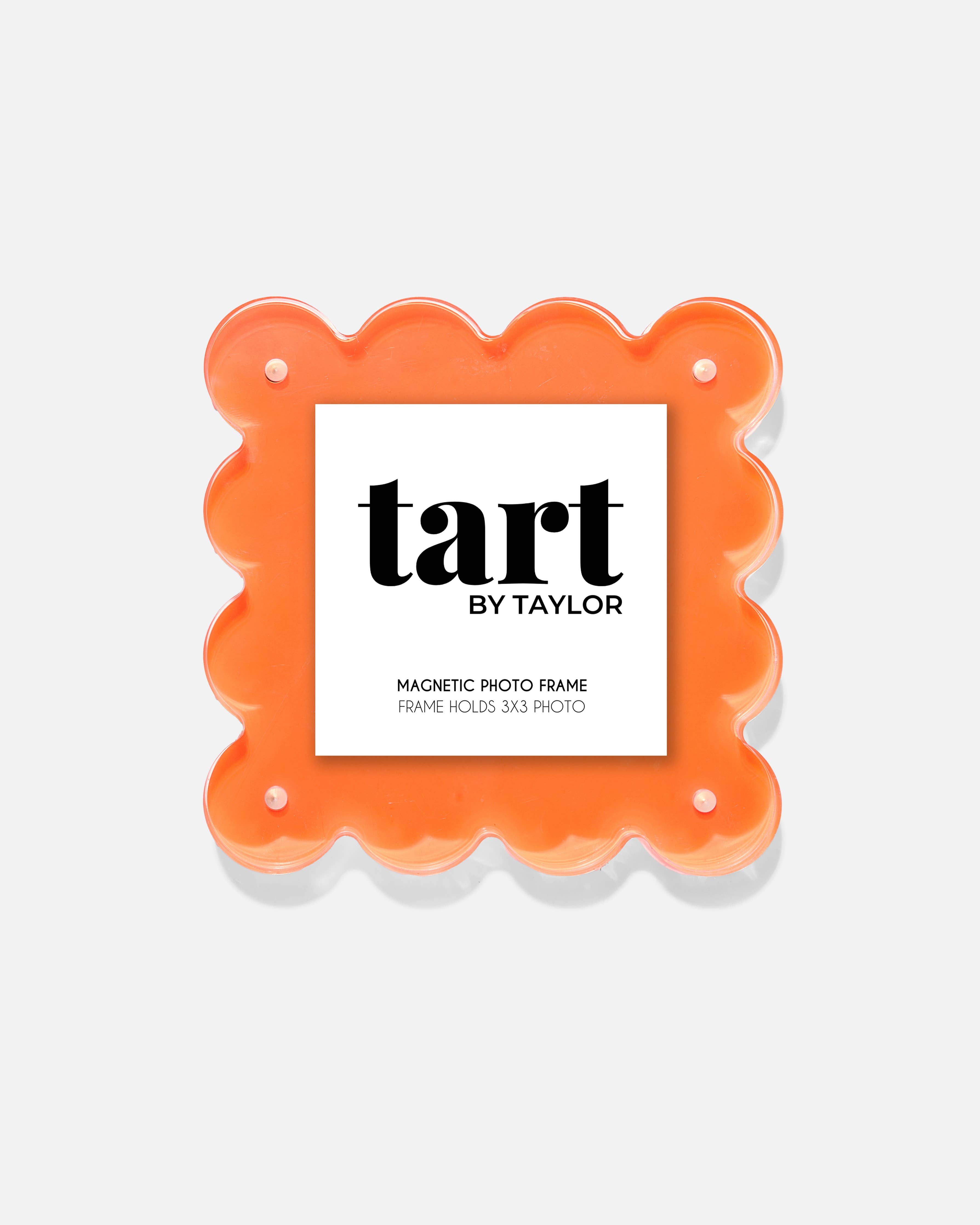 Neon Orange Mini Acrylic Picture Frame