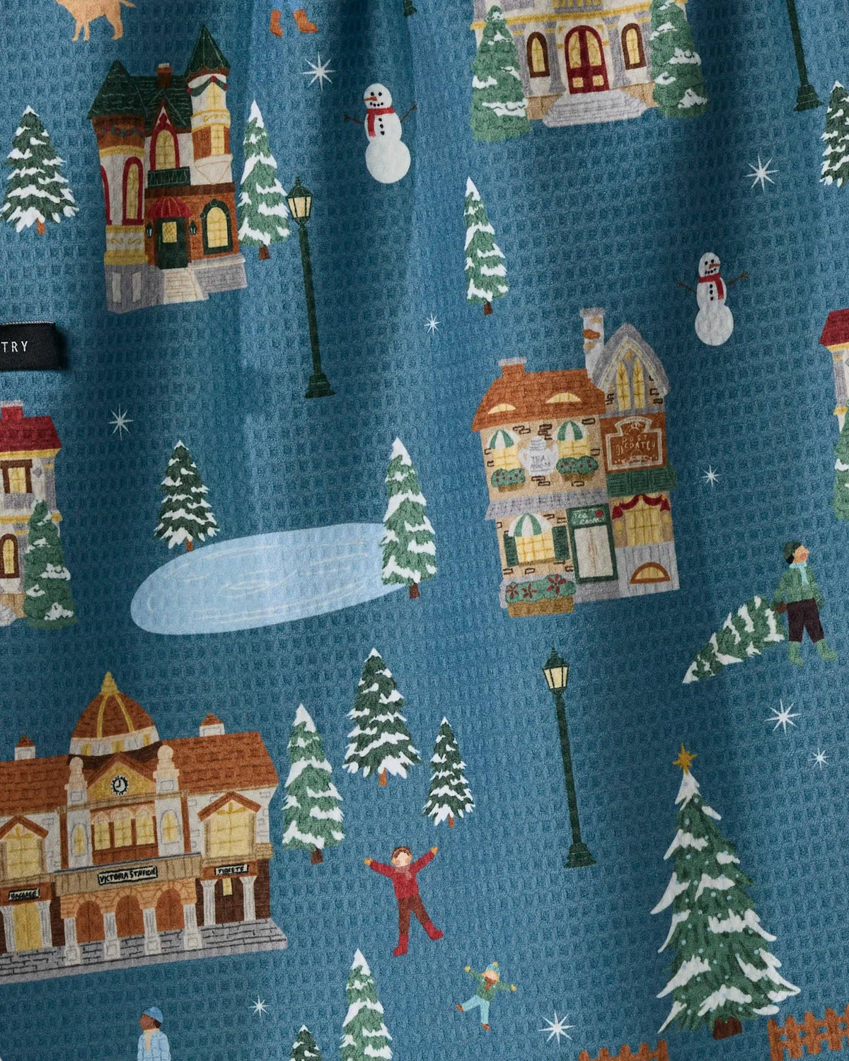 Holiday Nostalgia Luxe Kitchen Towel