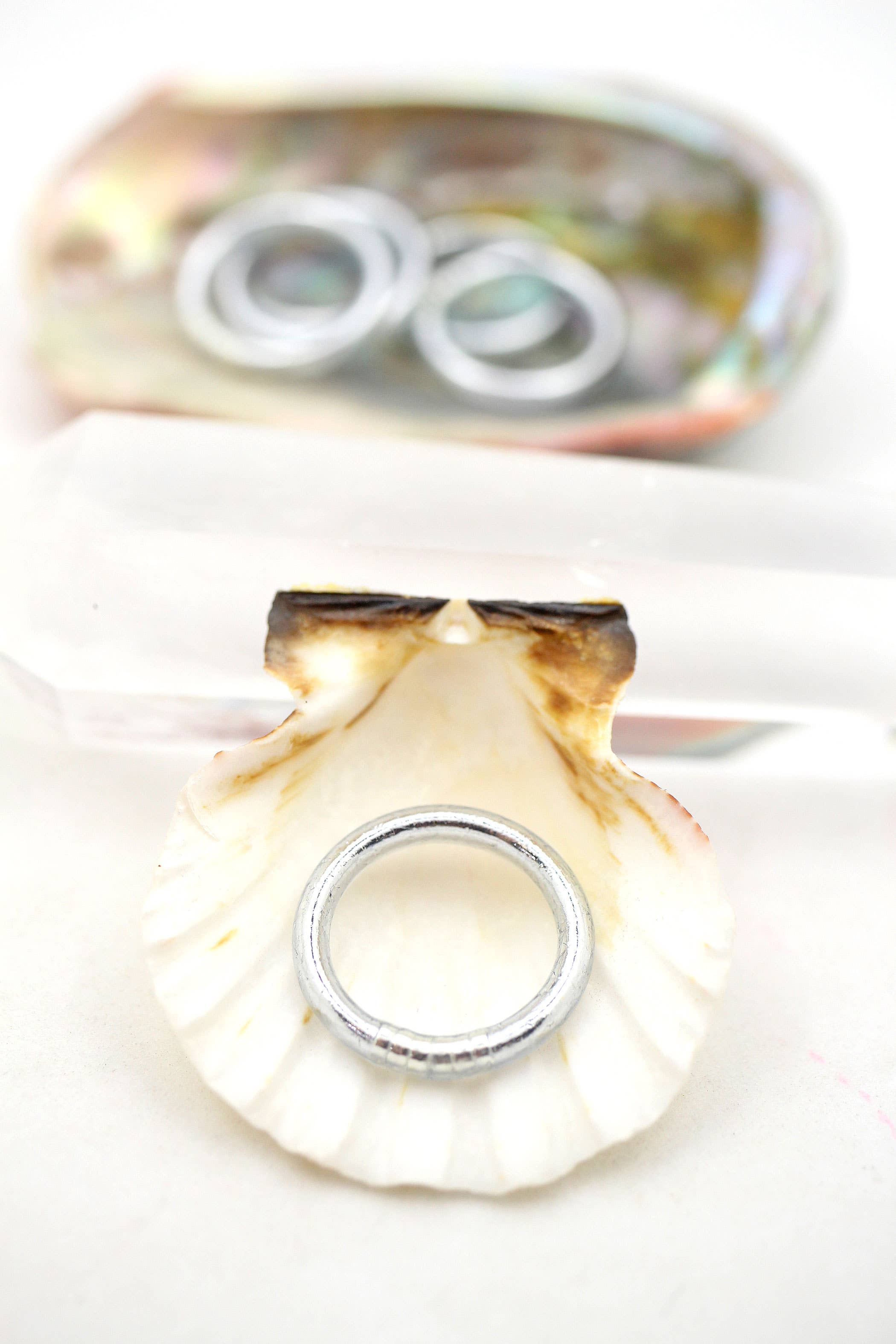 Silver Thai Buddhist Temple Rings