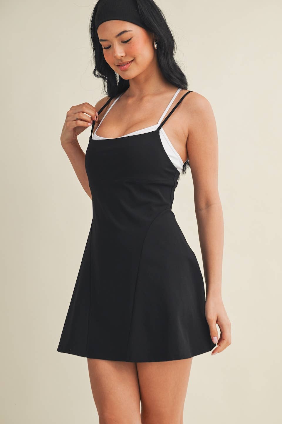 Double Layered Dress | Hot Pink