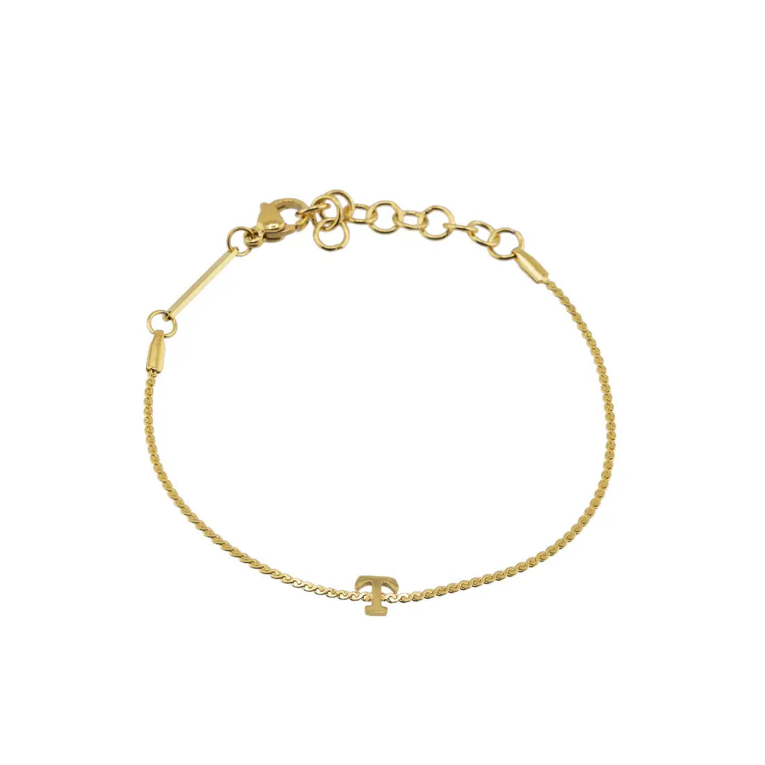 Waterproof Dainty Initial Bracelets