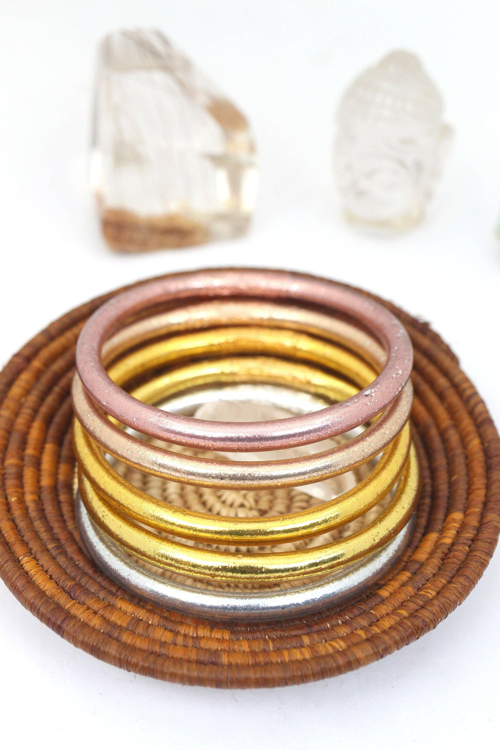Gold Bangle Bracelet Set