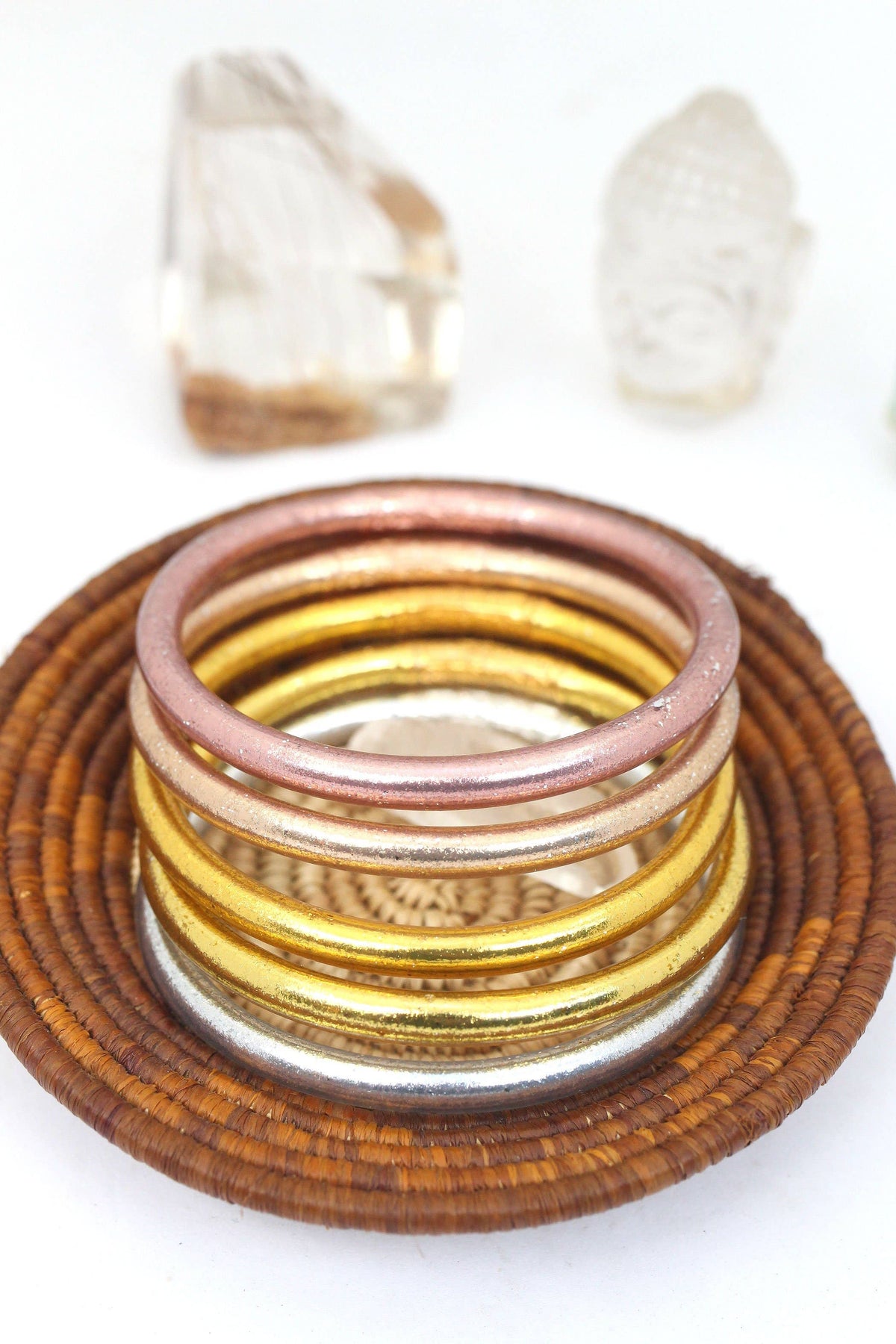 Gold Bangle Bracelet Set