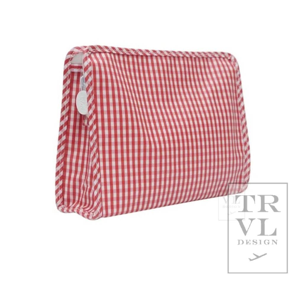 Red Gingham Roadie- Large