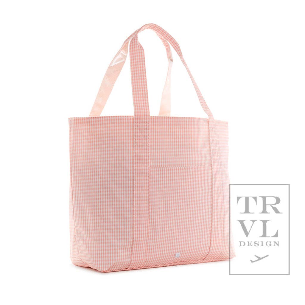 Gingham Taffy Jumbo Tote by TRVL Design
