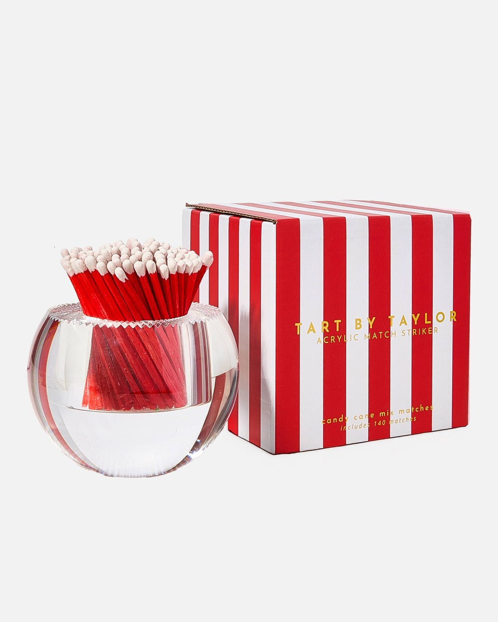 Round Match Striker - Candy Cane Matches